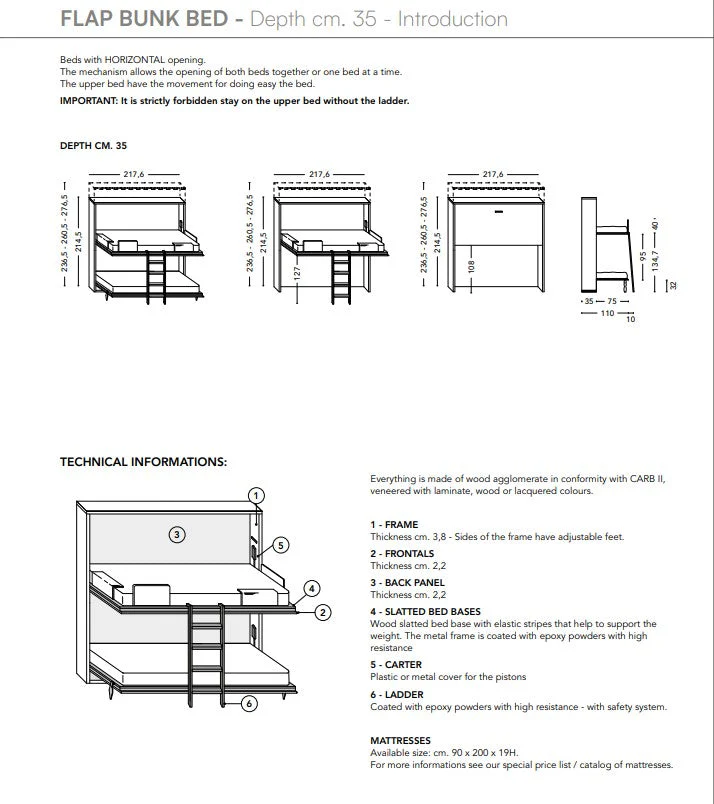 Flap Bunk Bed - Image 9