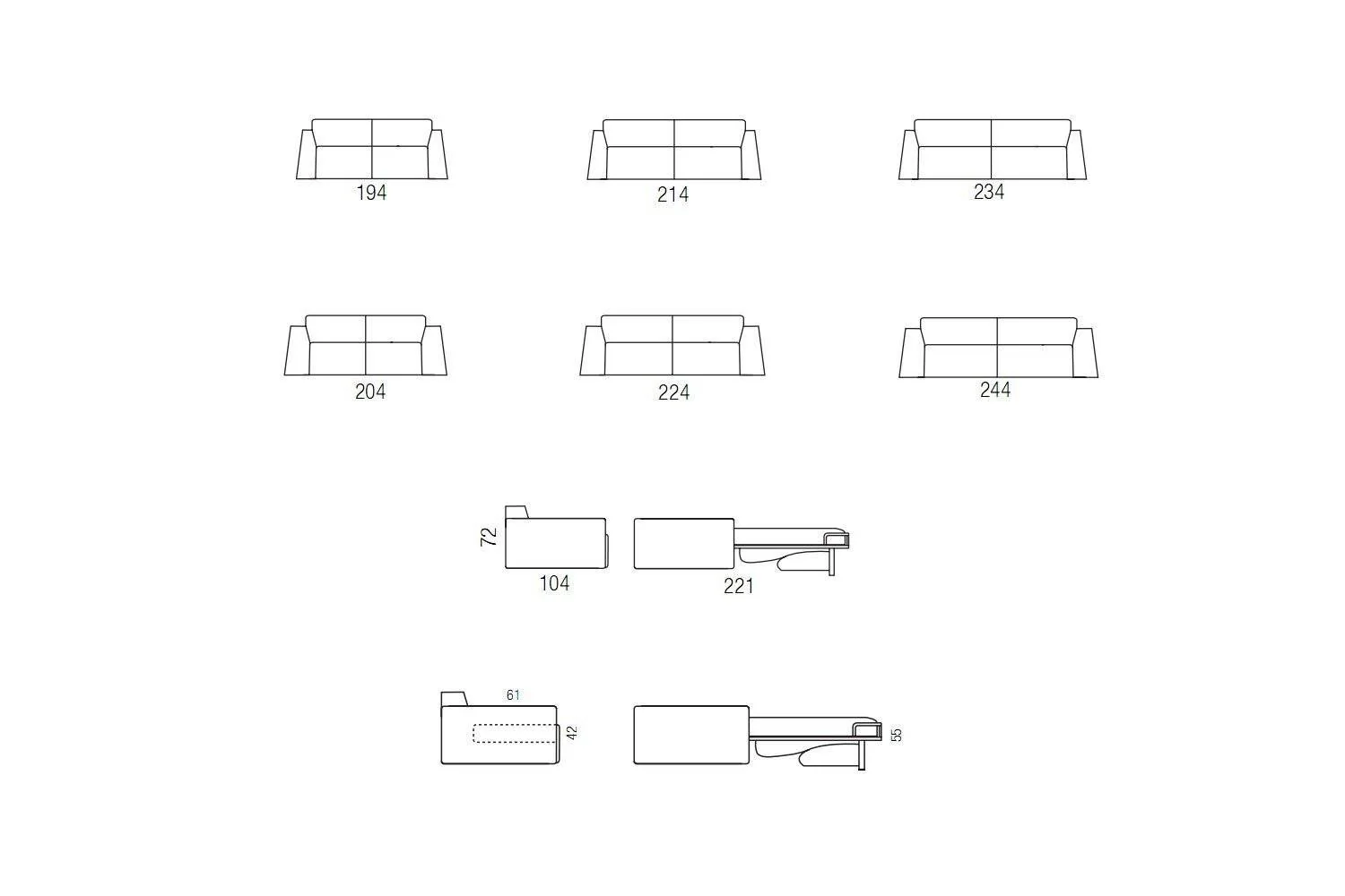 Parker Sofa bed - Image 12