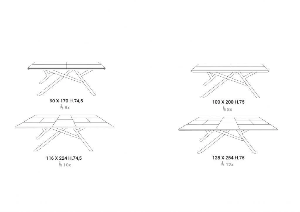 Random Xtending Dining Table - Image 4