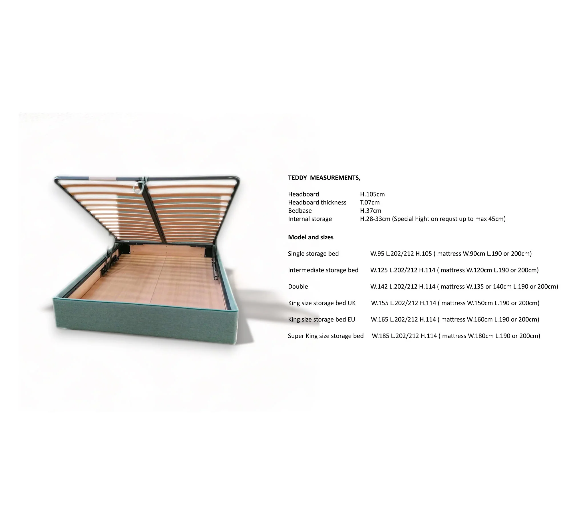 Teddy Storage Bed - Image 9
